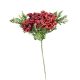 Christmas Decoration Mini Poinsettia Pick Glitter Red Size 5x8 1 pc