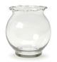 Bubble Ball Vase? ?Clear Glass 4.5X 5 Inches