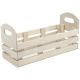 Unfinished Wood Jar Crate 11 X 5.5 X 4 Inches