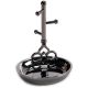 Get Organized?ey Ring Dish Zinc Alloy Gun Metal Color 2.63 x 3.6 Inches