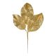 Christmas Floral Magnolia Gold Christmas Pick 13.5 Inches