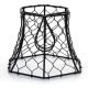 Metal Chickenwire Hexagon Lampshade 5.75 X 5 X 4 Inches Black