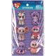Beanie Boos Stickers Girly Theme Wiggly Eye