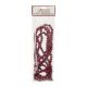 Tree Trimming Bead Garland Wood Burgundy 14Mm X 8 Feet