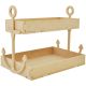 Beyond The Page MDF Anchor Shelf With 2 Trays