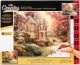 Plaid Paint by Number Thomas Kinkade Victorian Autumn