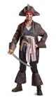 Disney Men S Plus Size Potc5 Captain Jack Sparrow Deluxe Adult Costume Brown X Large 42 46 