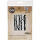 Sizzix Texture Fades A2 Embossing Folder Birch Trees By Tim Holtz