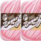 Spinrite Lily Sugar n Cream Yarn Ombres Super Size Strawberry Pack of 2 Skein