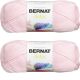 Spinrite Bernat Satin Solid Yarn Sea Shell Pack of 2 Skein