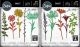 Tim Holtz Sizzix Flower Stems Thinlit Bundle Wildflower Stems and Wildflower Stems 1 Pack of 2 Piece