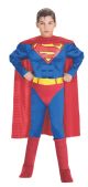 Classic Deluxe Muscle Chest Kids Superman Costume Male Large