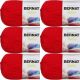 Spinrite Bernat Satin Solid Yarn Crimson Pack of 6 Skein