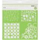 12 X 12 Inches Stencils Template Grunge