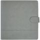 Planner Grey Leather With Stitched Accents