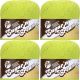 Spinrite Lily Sugar n Cream Yarn Solids Super Size Hot Green Pack of 4 Skein