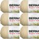 Spinrite Bernat Super Value Solid Yarn Oatmeal Pack of 6 Skein