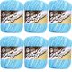 Spinrite Lily Sugar n Cream Yarn Ombres Super Size Swimming Pool Pack of 6 Skein