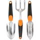 Fiskars Ergo Garden Tool Set 1 Pack of 3 Piece