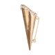 David Tutera Boutonniere Holder Gold Metal Lapel Pin Vase With Rhinestone Trim