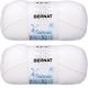 Spinrite Bernat Baby Sport Big Ball Yarn Solids Baby White Pack of 2 Skein