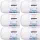 Spinrite Bernat Baby Sport Big Ball Yarn Solids Baby White Pack of 6 Skein