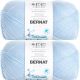 Spinrite Bernat Baby Sport Big Ball Yarn Solids Baby Blue Pack of 2 Skein