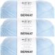 Spinrite Bernat Baby Sport Big Ball Yarn Solids Baby Blue Pack of 3 Skein