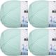 Spinrite Bernat Baby Sport Big Ball Yarn Solids Baby Green Pack of 4 Skein