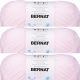 Spinrite Bernat Baby Sport Big Ball Yarn Solids Baby Pink Pack of 3 Skein