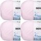 Spinrite Bernat Baby Sport Big Ball Yarn Solids Baby Pink Pack of 4 Skein
