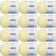 Spinrite Bernat Baby Sport Big Ball Yarn Solids Baby Yellow Pack of 12 Skein