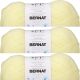 Spinrite Bernat Baby Sport Big Ball Yarn Solids Baby Yellow Pack of 3 Skein