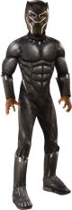Boy S Kids Muscle Chest Black Panther Movie Costume Small