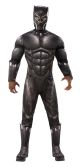 Men S Deluxe Black Panther Muscle Chest Costume Black/Gray Standard