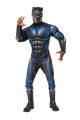 Men S Deluxe Black Panther Muscle Chest Battle Suit Costume Standard