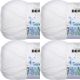 Spinrite Bernat Baby Sport Big Ball Yarn Sparkle White Sparkle Pack of 4 Skein