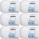 Spinrite Bernat Baby Sport Big Ball Yarn Sparkle White Sparkle Pack of 6 Skein