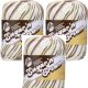 Spinrite Lily Sugar n Cream Yarn Ombres Super Size Wooded Moss Pack of 3 Skein