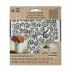 FolkArt Painting Stencils Small Swirl Background