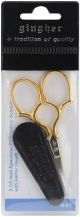 Fiskars Gingher Gold Handled Epaulette Embroidery Scissors 1 Pack of 2 Piece