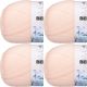 Spinrite Bernat Baby Sport Big Ball Yarn Solids Peach Blossom Pack of 4 Skein