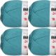 Spinrite Bernat Softee Baby Yarn Solids Aqua Pack of 4 Skein