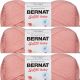 Spinrite Bernat Softee Baby Yarn Solids Soft Peach Pack of 3 Skein