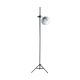 Artist Studio Lamp and Stand Silver and Black