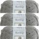 Spinrite Bernat Roving Yarn Putty Pack of 3 Skein