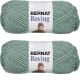 Spinrite Bernat Roving Yarn Low Tide Pack of 2 Skein
