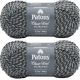 Spinrite Patons Classic Wool Yarn Dark Grey Marl Pack of 2 Skein