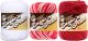 Spinrite Sugar N Cream Yarn Solids Country Red Pack of 3 Skein
