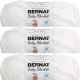 Bernat Baby Blanket Yarn White Pack of 3 Skein